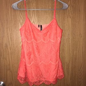 All lace cami with underlay